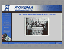 Tablet Screenshot of analogique.com